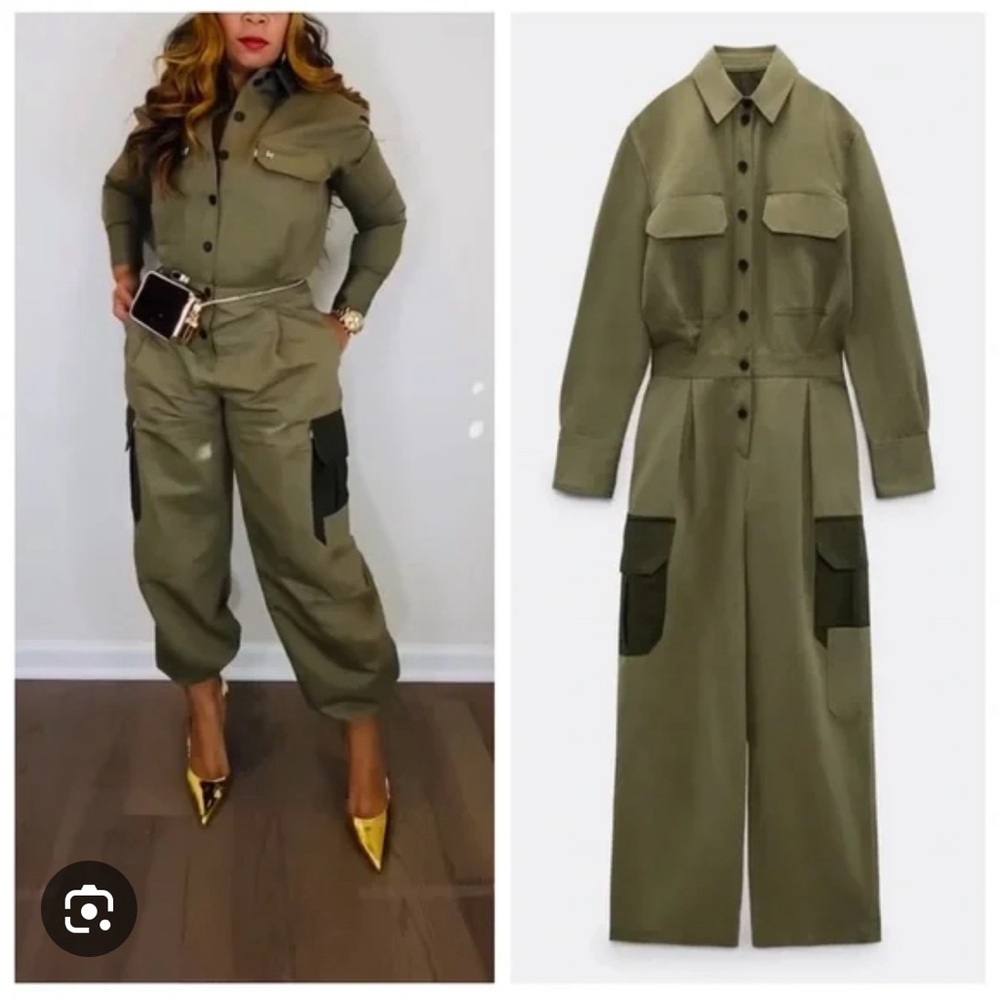 Zara Patchwork Jumpsuit.Limited Edition. New With Tags. - Picture 2 of 11